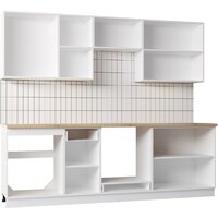 Готовая кухня Mio Tesoro Корнелия Ода-плюс 2.4 (белый/дуб бунратти) - Превью изображения №2 — Интернет-магазин ПроЗаказ