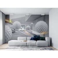 Фотообои ФабрикаФресок 3D Шары и бетонные стены 864270 (400x270) - Превью изображения №4 — Интернет-магазин ПроЗаказ