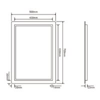  Roxen Зеркало Gotem 510165-50 50х70 - Превью изображения №11 — Интернет-магазин ПроЗаказ