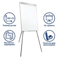 Магнитно-маркерная доска BRAUBERG Стандарт 70х100 см 235526 - Превью изображения №8 — Интернет-магазин ПроЗаказ