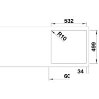Кухонная мойка Blanco Subline 500-IF/A SteelFrame 525999 (черный) - Превью изображения №3 — Интернет-магазин ПроЗаказ