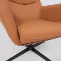 Офисное кресло AksHome Hudson (экокожа, охра PU-17/черный) - Превью изображения №8 — Интернет-магазин ПроЗаказ