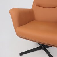 Офисное кресло AksHome Hudson (экокожа, охра PU-17/черный) - Превью изображения №10 — Интернет-магазин ПроЗаказ