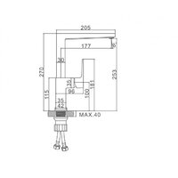 Смеситель Ledeme L4073B - Превью изображения №5 — Интернет-магазин ПроЗаказ
