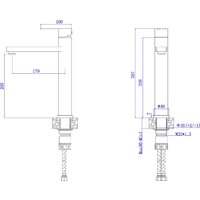 Смеситель AV Engineering AVBON1-BW1 - Превью изображения №2 — Интернет-магазин ПроЗаказ