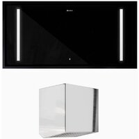 Кухонная вытяжка Globalo Zenara 100.1 Black + Turbina TZ 1.1 - Превью изображения №3 — Интернет-магазин ПроЗаказ