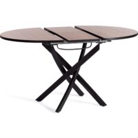 Кухонный стол TetChair Manzana 100x100+30x75 (дуб вотан/черный) - Превью изображения №4 — Интернет-магазин ПроЗаказ