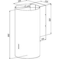 Кухонная вытяжка Akpo Balmera ll WK-10 (золото) - Превью изображения №5 — Интернет-магазин ПроЗаказ