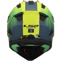 Мотошлем LS2 MX708 Fast II Duck (L, Green H-V Yellow) - Превью изображения №3 — Интернет-магазин ПроЗаказ