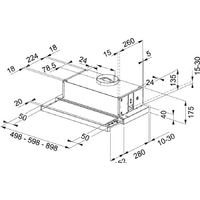 Кухонная вытяжка Franke Flexa FTC 632L GR/XS 315.0547.796 - Превью изображения №3 — Интернет-магазин ПроЗаказ