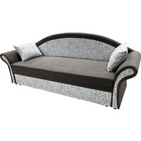 Диван Анмикс Риччи (темно-коричневый, велюр/принт инкас) - Превью изображения №2 — Интернет-магазин ПроЗаказ