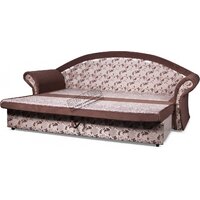 Диван Анмикс Риччи (темно-коричневый, велюр/принт инкас) - Превью изображения №7 — Интернет-магазин ПроЗаказ