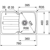 Кухонная мойка Franke Antea AZG 611-78 114.0676.251 (белый) - Превью изображения №2 — Интернет-магазин ПроЗаказ