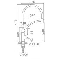 Смеситель Ledeme l4075-2 - Превью изображения №2 — Интернет-магазин ПроЗаказ