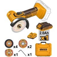 Угловая шлифмашина Ingco CAGLI76012 (с 1-им АКБ, кейс) - Превью изображения №2 — Интернет-магазин ПроЗаказ