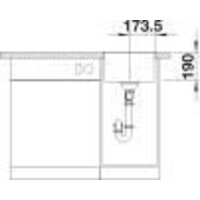 Кухонная мойка Blanco Subline 320-F 527159 (мягкий белый) - Превью изображения №5 — Интернет-магазин ПроЗаказ