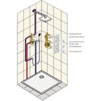 Душевая система  Timo Tetra-Thermo SX-0179/03SM (черный) - Превью изображения №5 — Интернет-магазин ПроЗаказ