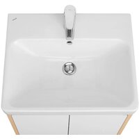  Акватон Тумба под умывальник Сканди Doors 55 1A278801SDB20 (белый/дуб верона) - Превью изображения №3 — Интернет-магазин ПроЗаказ