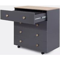 Детский комод Rant Elsa Pro 800/3 (moon grey) - Превью изображения №7 — Интернет-магазин ПроЗаказ