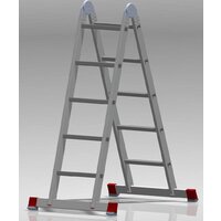 Лестница-трансформер Новая высота NV 331 шарнирная 2x5 ступеней - Превью изображения №3 — Интернет-магазин ПроЗаказ