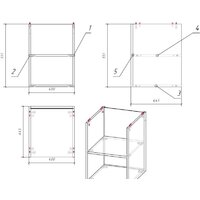  Cersanit Модуль для тумбы Moduo 40 MD-MOD40-SZ - Превью изображения №2 — Интернет-магазин ПроЗаказ