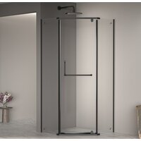 RGW PA-081B 35088188-14 80x80 (черный/прозрачное стекло)