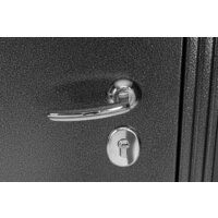 Металлическая дверь Guard MG60 МДФ 87х205 левая (черное серебро/белый ясень) - Превью изображения №8 — Интернет-магазин ПроЗаказ