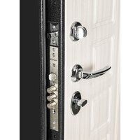 Металлическая дверь Guard MG60 МДФ 87х205 левая (черное серебро/белый ясень) - Превью изображения №5 — Интернет-магазин ПроЗаказ