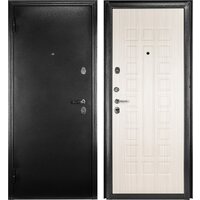 Guard MG60 МДФ 87х205 левая (черное серебро/белый ясень)