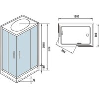 Душевая кабина WeltWasser WW500 Laine 1204 - Превью изображения №12 — Интернет-магазин ПроЗаказ