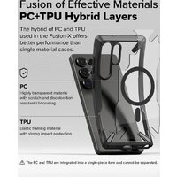 Чехол для телефона Ringke Fusion X Magnetic для Galaxy S25 Ultra Black - Превью изображения №6 — Интернет-магазин ПроЗаказ