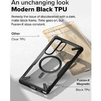 Чехол для телефона Ringke Fusion X Magnetic для Galaxy S25 Ultra Black - Превью изображения №7 — Интернет-магазин ПроЗаказ