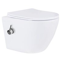 Унитаз подвесной Roxen Antares 530185-01X Rimless Soft Close с функцией биде - Превью изображения №13 — Интернет-магазин ПроЗаказ