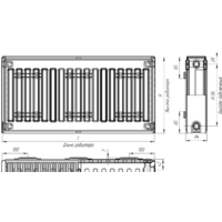Стальной панельный радиатор Лидея ЛК 21-510 тип 21 500x1000 - Превью изображения №6 — Интернет-магазин ПроЗаказ