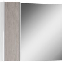  Домино Шкаф с зеркалом Uno 80 (дуб серый) - Превью изображения №9 — Интернет-магазин ПроЗаказ