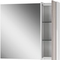  Домино Шкаф с зеркалом Uno 80 (дуб серый) - Превью изображения №11 — Интернет-магазин ПроЗаказ