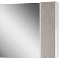  Домино Шкаф с зеркалом Uno 80 (дуб серый) - Превью изображения №12 — Интернет-магазин ПроЗаказ