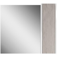  Домино Шкаф с зеркалом Uno 80 (дуб серый) - Превью изображения №10 — Интернет-магазин ПроЗаказ