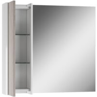 Домино Шкаф с зеркалом Uno 80 (дуб серый) - Превью изображения №8 — Интернет-магазин ПроЗаказ
