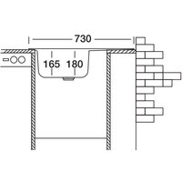Кухонная мойка Kromevye Bianсa EX 305 D - Превью изображения №3 — Интернет-магазин ПроЗаказ