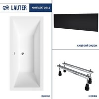 Lauter Oasis 190х90 21203090 (с ножками и лицевым черным экраном)