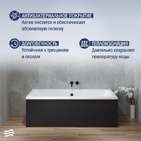 Ванна Lauter Oasis 190х90 21203090 (с ножками и лицевым черным экраном) - Превью изображения №12 — Интернет-магазин ПроЗаказ