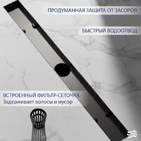 Трап/канал Lauter 210S385-GGM 800x31 (оружейная сталь) - Превью изображения №3 — Интернет-магазин ПроЗаказ