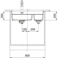 Кухонная мойка Franke Kanon KNG PRO 160-46-21 125.0749.682 (черный матовый) - Превью изображения №5 — Интернет-магазин ПроЗаказ