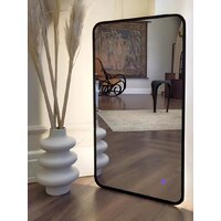 Зеркало с подсветкой  EMZE Smartphone 45x77 LED.UV.SMART.45.77.CHE (черный) - Превью изображения №2 — Интернет-магазин ПроЗаказ