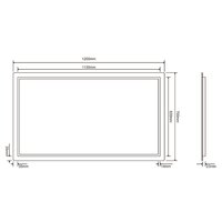  Roxen Зеркало Gotem Long 510165-120 120х70 - Превью изображения №10 — Интернет-магазин ПроЗаказ