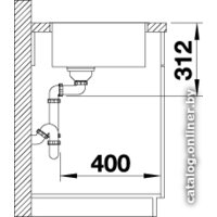 Кухонная мойка Blanco Subline 500-IF SteelFrame (черный) - Превью изображения №5 — Интернет-магазин ПроЗаказ