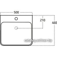 Умывальник Sanovit Luxury 50x46 [11050] - Превью изображения №3 — Интернет-магазин ПроЗаказ