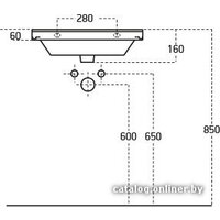 Умывальник Sanovit Luxury 50x46 [11050] - Превью изображения №2 — Интернет-магазин ПроЗаказ