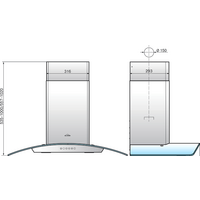 Кухонная вытяжка Elikor Аметист S4 60Н-700-Э4Д (нержавеющая сталь) - Превью изображения №5 — Интернет-магазин ПроЗаказ
